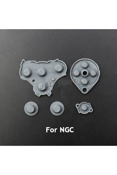 JCD For NGC 2set Rubber Conductive Buttons For NES/ FC /SNES / SFC /Wii PAD /N64/ NGC /Sega Saturn