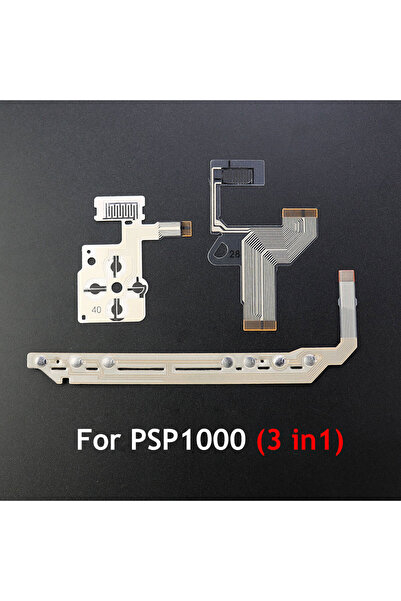 JCD PSP1000 1Set For PSP 1000 2000 3000 L R Left Right Volume Button PCB Keypad Ribbon Replacement F