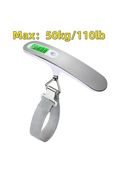 Choice1 النوع 1 50 كجم 110 رطل 50 كجم/110 رطل ميزان رقمي محمول بشاشة LCD ميزا...