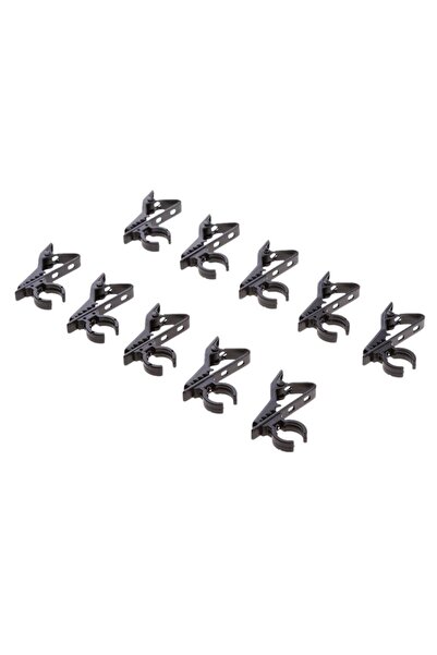 Choice 10 حزم مشبك معدني ، 12 مم / 0.47 بوصة قطر طية صدر السترة / ميكروفون لا...