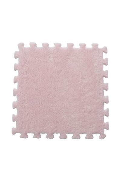 dalip Set 10 Pieces Puzzle Carpet, Flippy, EVA Foam, Soft, 30 x 30 x 1 cm, Powder Pink