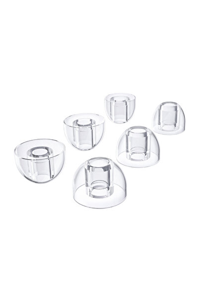 Choice 3 أزواج أبيض-S-M-L KBEAR KT01 أطراف أذن سيليكون سائل صديقة للبشرة عالية المرونة مريحة للأذن