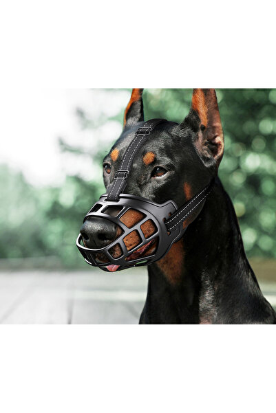 Choice للكلاب التي يتراوح وزنها بين 17 و 27 كجم، كمامة قابلة للتعديل للكلاب، ...