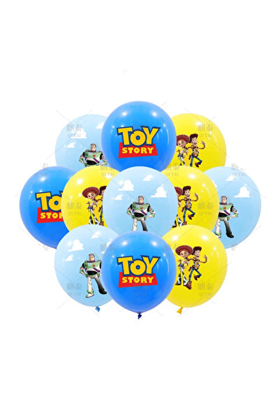 Choice بالونات مقاس 12 بوصة - 10 قطع، مستوحاة من قصة لعبة، تتضمن شخصيات وودي ...