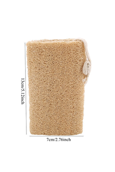 Choice5 مجموعة من 4 قطع من الليفة، ليفة سبا طبيعية لتقشير البشرة وإزالة الجلد...