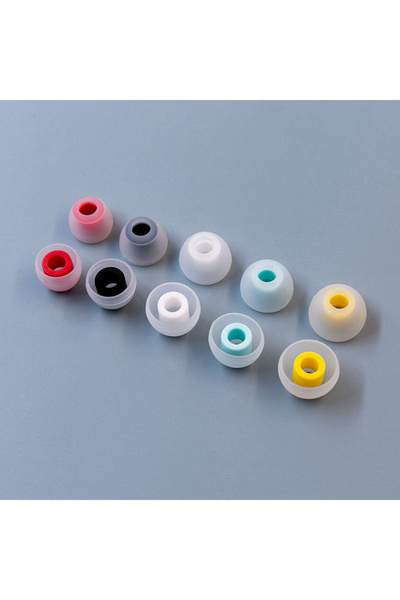 Choice All-KBEAR07 Keephifi KBEAR 07 سماعات أذن سيليكونية مطورة 1 زوج (2 قطعة) 5 أزواج (10 قطع) ضوضاء