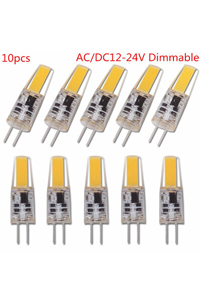 Choice 3w نعم ضوء طبيعي 10 قطع/لوت 3W G4 LED قابل للتعتيم AC/DC12-24V COB LED Light استبدل التقليدي