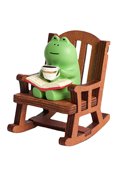 Choice كرسي هزاز على شكل ضفدع مصنوع يدويًا كرسي هزاز صغير لطيف على شكل ضفدع م...