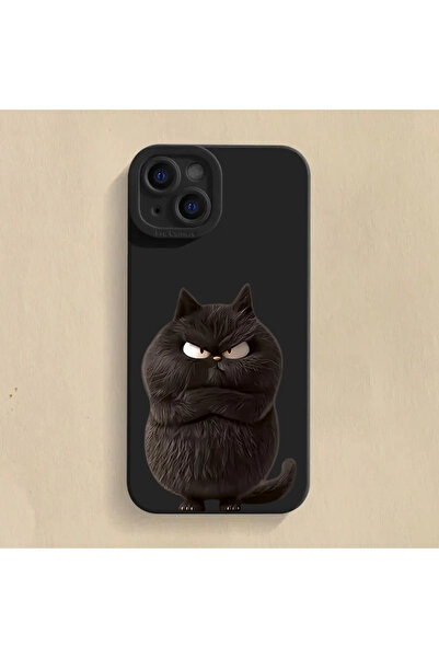 Choice لأجهزة iPhone 13 3 حافظة هاتف سيليكون مضحكة لطيفة على شكل قطة لأجهزة i...