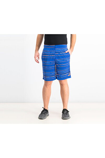 Asics Men Athlete Knit Short Graphic Stripe, Blue