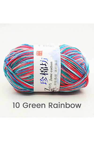 Choice ZMFMX-10 50 جرام/قطعة خيوط صوفية ناعمة ودافئة مزدوجة الحياكة للكروشيه خيوط ملونة فاخرة محبوكة يدويًا D