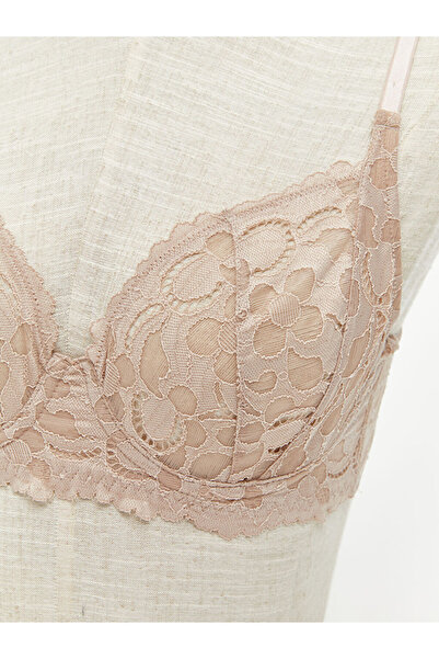 LC Waikiki Sparkling Selections from Shining Store | Underwire Unlined Lace T-Shirt Bra