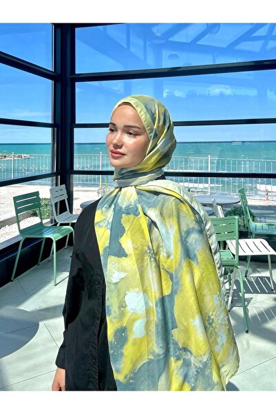 CUOCA LOUNGE kadın Çiçek Desenli Soft Pamuk Şal – Dört Mevsim Kullanıma Uygun