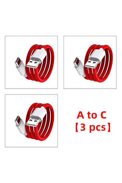 Choice كابل من النوع C إلى النوع C بطول 1 متر من A إلى C 3 قطع Oneplus 13 12 ...
