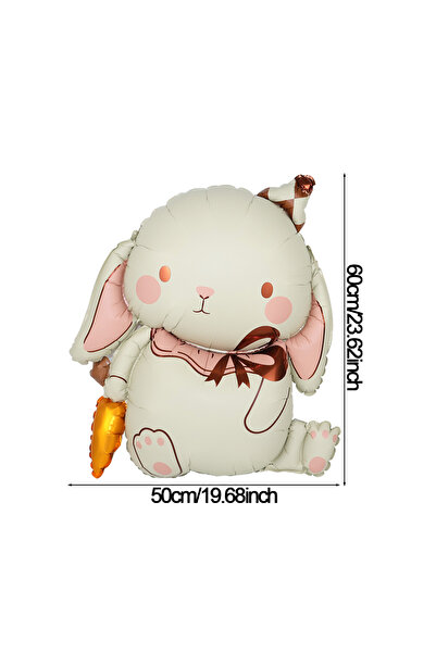 Choice كما تظهر الصورة 1 قطعة أرنب غير لامع 3D قلب أحبك دب بالون من رقائق الأ...