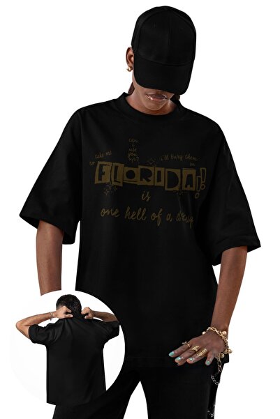 Fuddy Moda Tricou unisex cu imprimeu Florida Is One Hell Of A Drug, tricou su...