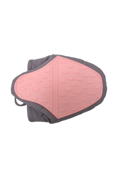 Choice Pink 1PC Fish Shaped Silicone Anti Scald Oven Gloves Kitchen Silicone ...