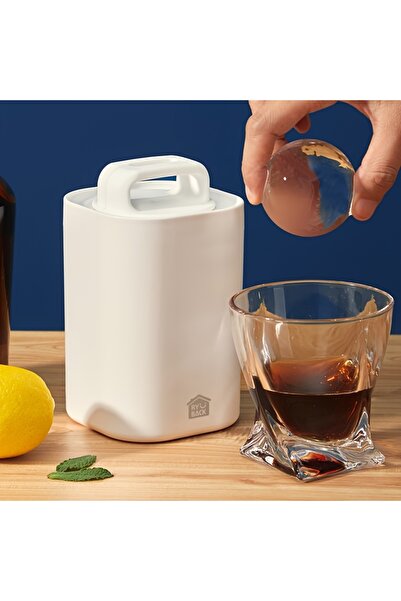 Choice قالب مكعبات ثلج، كرة ثلج كبيرة شفافة، قالب كرات ثلج ويسكي، ثلج منزلي ص...