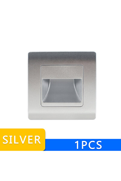 Choice Normal Warm White (2700-3500K) Silver Led Stair Light 4 Colors PIR Sen...