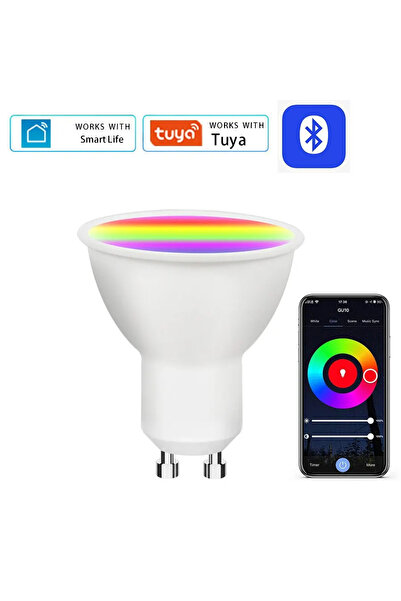 Choice بلوتوث GU10 GU10 مصباح بلوتوث Tuya Smart Bulb RGB 220V مصابيح LED مصبا...