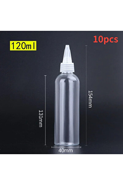 Choice 120ml-10Pcs 5/10/30/50/60/100/120ml Empty Dropper Bottle Transparent Plastic Refillable Nozzle Dropp