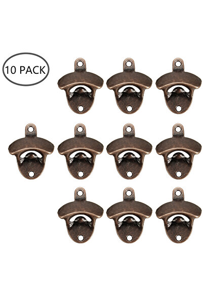 Choice 10 قطع 10 قطع فتاحة زجاجات بيرة مثبتة على الحائط من سبائك الزنك فتاحة ...