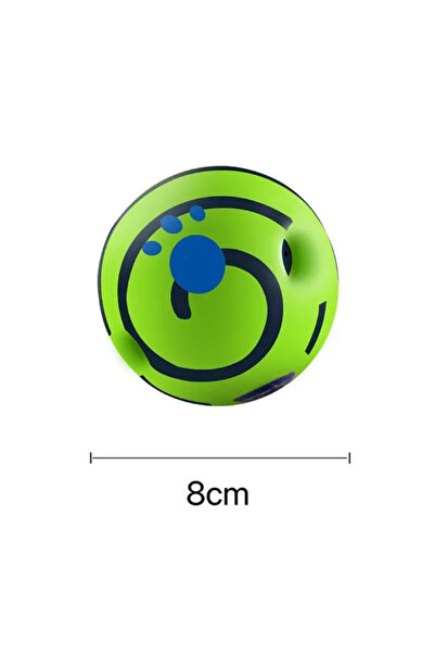 Choice S 8 سم لعبة كرة للكلاب الأليفة تهتز وتصدر صوت ضحك كرة متوهجة تصدر أصوا...