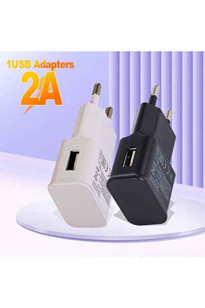 Choice 1USB2a شاحن USB أبيض من الاتحاد الأوروبي شاحن USB جداري من الاتحاد الأوروبي 1 منفذ محول شاحن مقبس الاتحاد الأوروبي شواحن صغيرة شاحن هاتف لـ iP