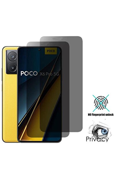 Choice7 واقي شاشة هيدروجيل للخصوصية 3 قطع لهاتف شاومي بوكو X6 5G، 3 قطع فيلم ...