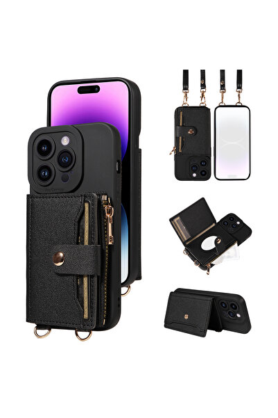 Choice20 Artificial leather Case & Strap Galaxy S23 FE black Faux Leather pho...