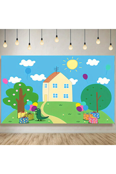 choice2 لافتة متعددة الألوان مقاس 100×150 سم بتصميم كرتوني لعيد ميلاد سعيد، م...