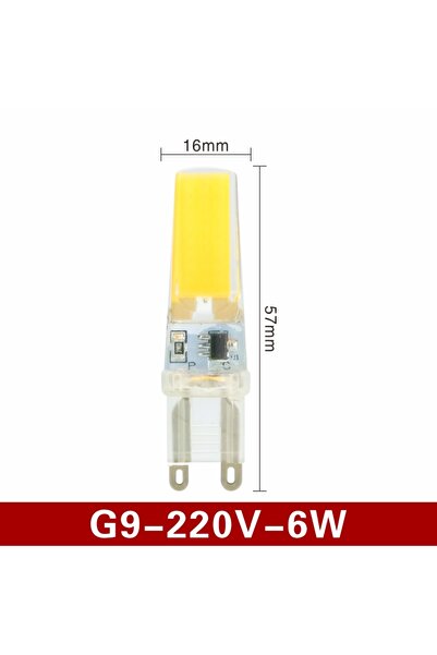 Choice أبيض دافئ G9 6W 220V 10 قطع/لوت G4 G9 E14 LED 3W 6W لمبة إضاءة AC/DC 12V 220V مصباح LED COB كشاف