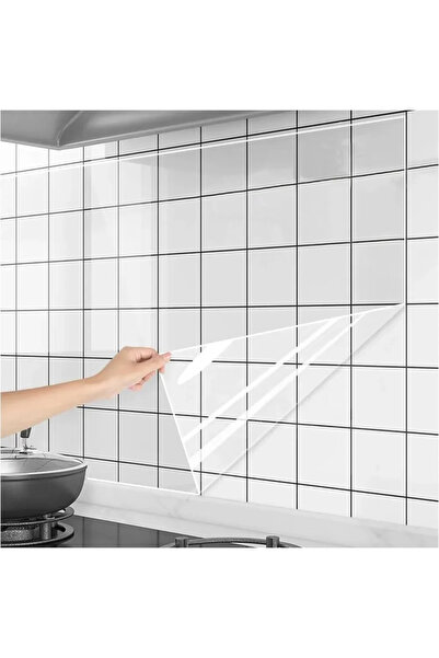 Choice فيلم واقي للجدران بحجم واحد ملصق حائط مقاوم للزيت للمطبخ خزانة موقد مقاومة للحرارة ذاتية اللصق