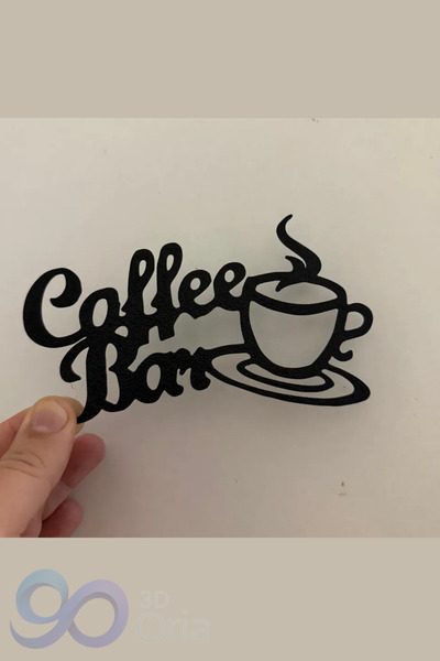 Coffe BAR Text Coffee Corner Wall Decor & Coffe Corner Decorative & Art