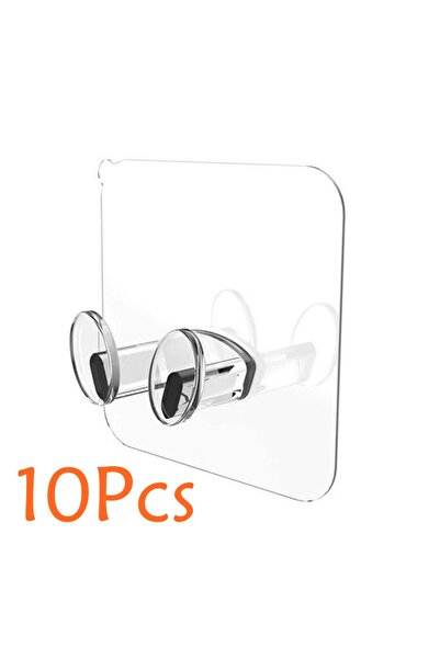 Choice 10 قطع 5/10/20 قطع خطاف تخزين حائطي حامل مقبس كهربائي بدون ثقوب خطاف خ...