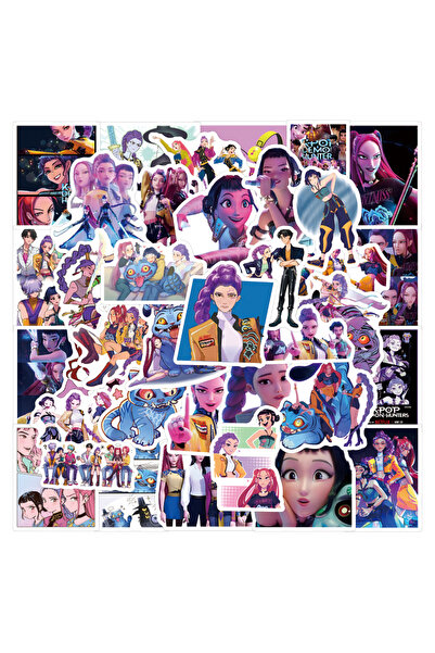 Choice ملصقات KPop Demon Hunters متعددة الألوان 56 قطعة ملصقات Derpy Tiger لل...