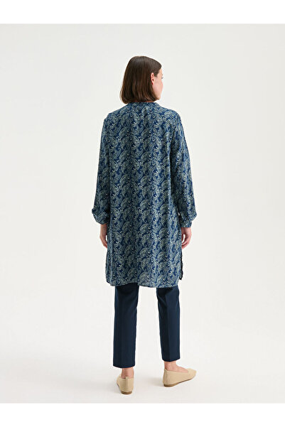 LC Waikiki Judge Collar Patterned Women's Tunic