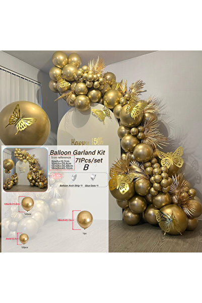 Choice 71 قطعة أخرى من مجموعة أكاليل البالونات القوسية لحفلات الزفاف وحفلات ا...