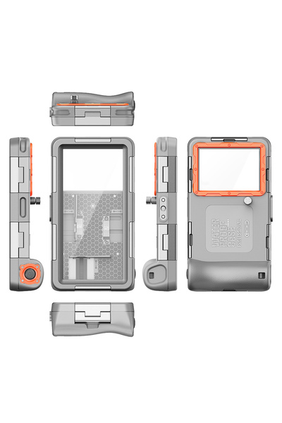 Choice6 بولي كربونات + مادة TPU رمادي برتقالي جديد متعدد الوظائف متين مقاوم ل...