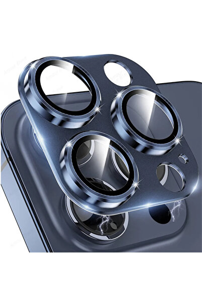 Choice 12 Pro Max Titanium Blue For IPhone 16 Pro Max 16 Plus Metal Camera Lens Protection Glass For IPhone