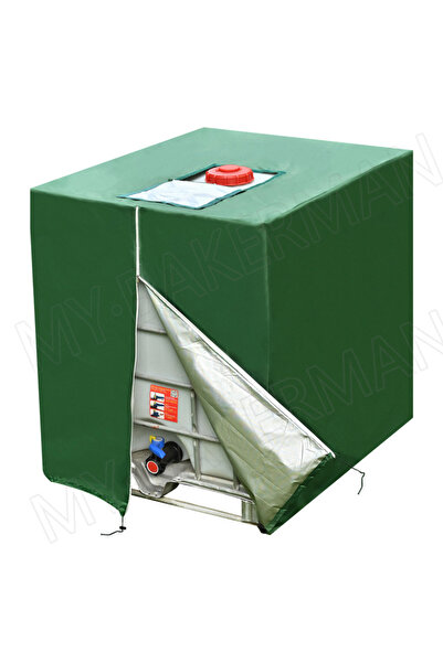 Choice سحاب أخضر احترافي 1000 لتر IBC غطاء خزان مياه أثاث حديقة خارجي مقاوم ل...