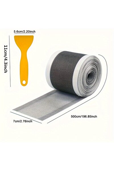 Choice 1 لفة بطول 5 أمتار من مصفاة الشعر اللاصقة ذاتية اللصق، مصفاة شبكة قابل...