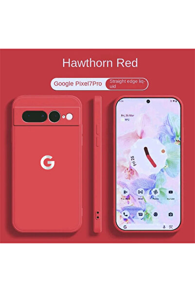 Choice For Pixel 10A Camellia Red Ultra Slim Liquid Silicone Phone Case For G...