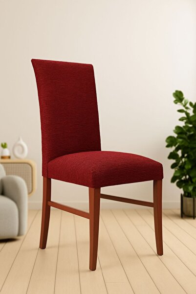 ARMAĞANS HOME JAKARLI 1 ADET ÇİZGİ DESEN SANDALYE KILIFI