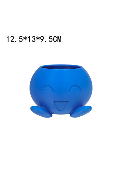 Choice C 3D Printed Flowerpot Model Cute Home Desktop Decoration