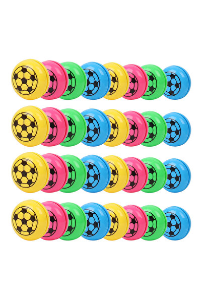 Choice 24Pcs 12/24pcs Mini Football Yoyo Balls Toy Kids Sports Theme Soccer Birthday Party Favors Goodie Pi