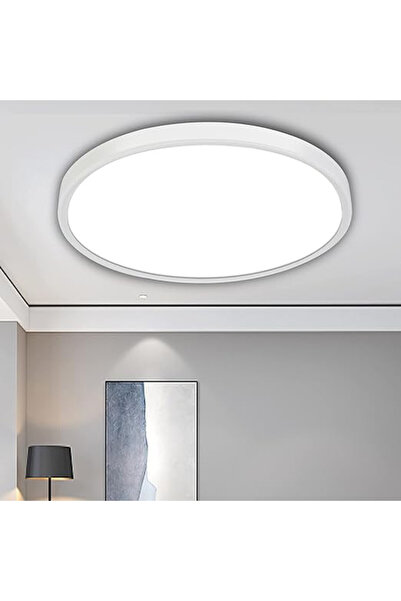 Semlos plafonieră 18W, 1600 Lm, alb, 4000K, plastic, 23 x 2,4 cm