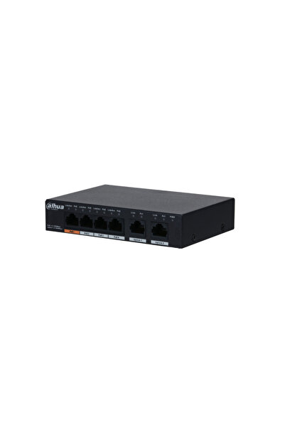 Universal محول شبكة DAHUA PFS3006-4GT-60-V2، 4 منافذ، جيجابت، تقنية PoE بقدرة...