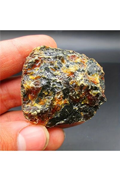 Choice 0-10 جم - 1 قطعة حجر خام كهرماني عالي الجودة، طراز بوهيمي - مع تفاعل ف...