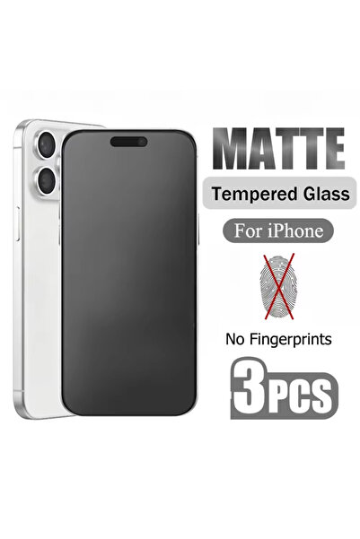 Choice27 3 قطع زجاج غير لامع لهواتف آيفون 14، 3 قطع زجاج مقوى غير لامع لهواتف...